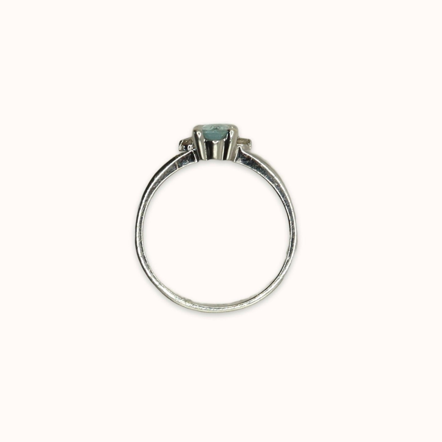 Alice | Aquamarijn & Diamant Ring