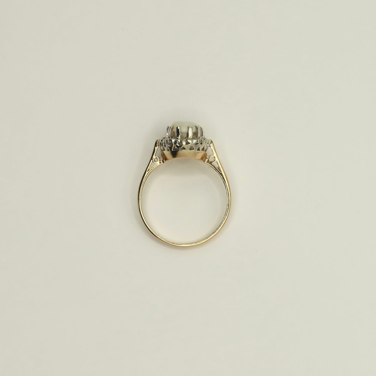 Holly | Opaal & Diamant Halo Ring