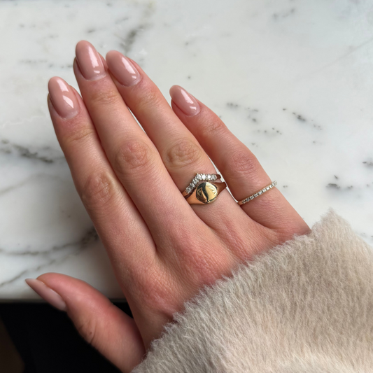 Hope | Diamant Wishbone Ring