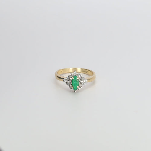 Victoria | Smaragd & Diamant Ring