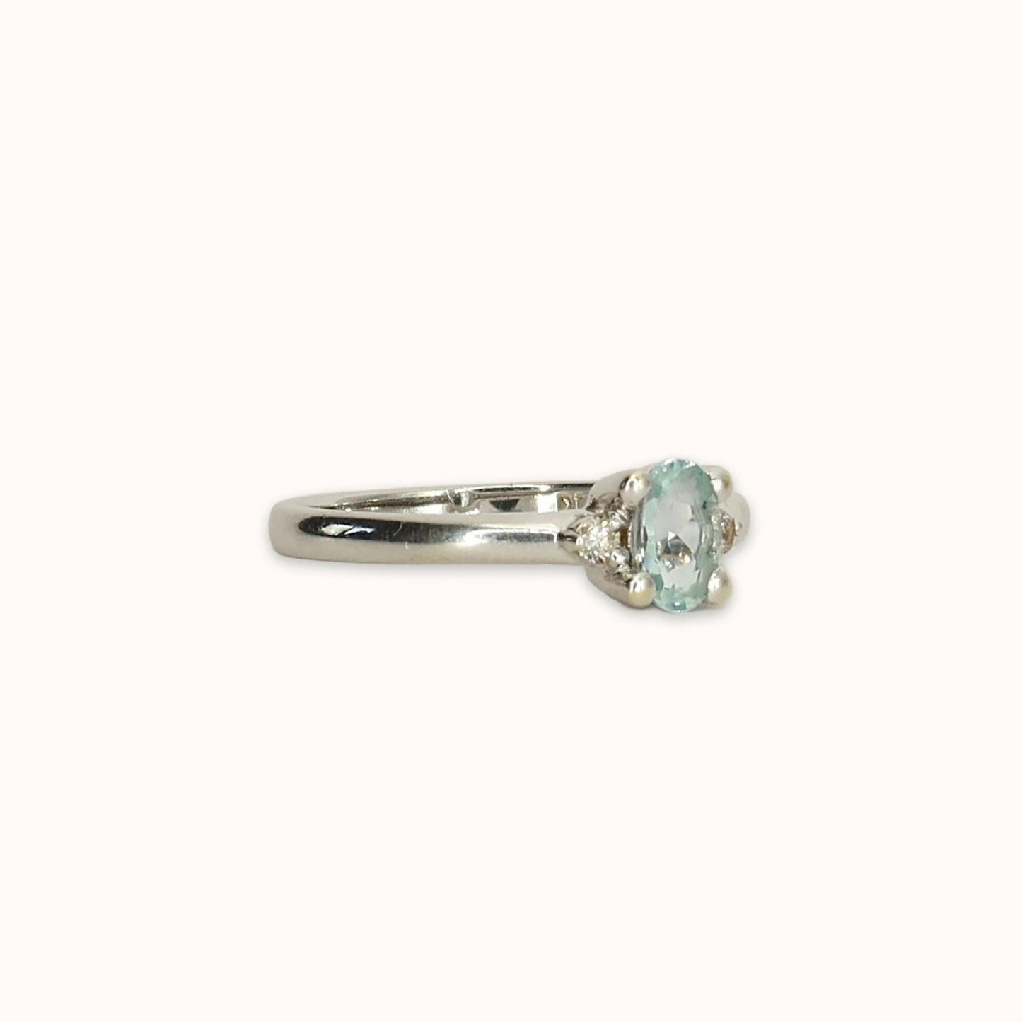 Alice | Aquamarijn & Diamant Ring