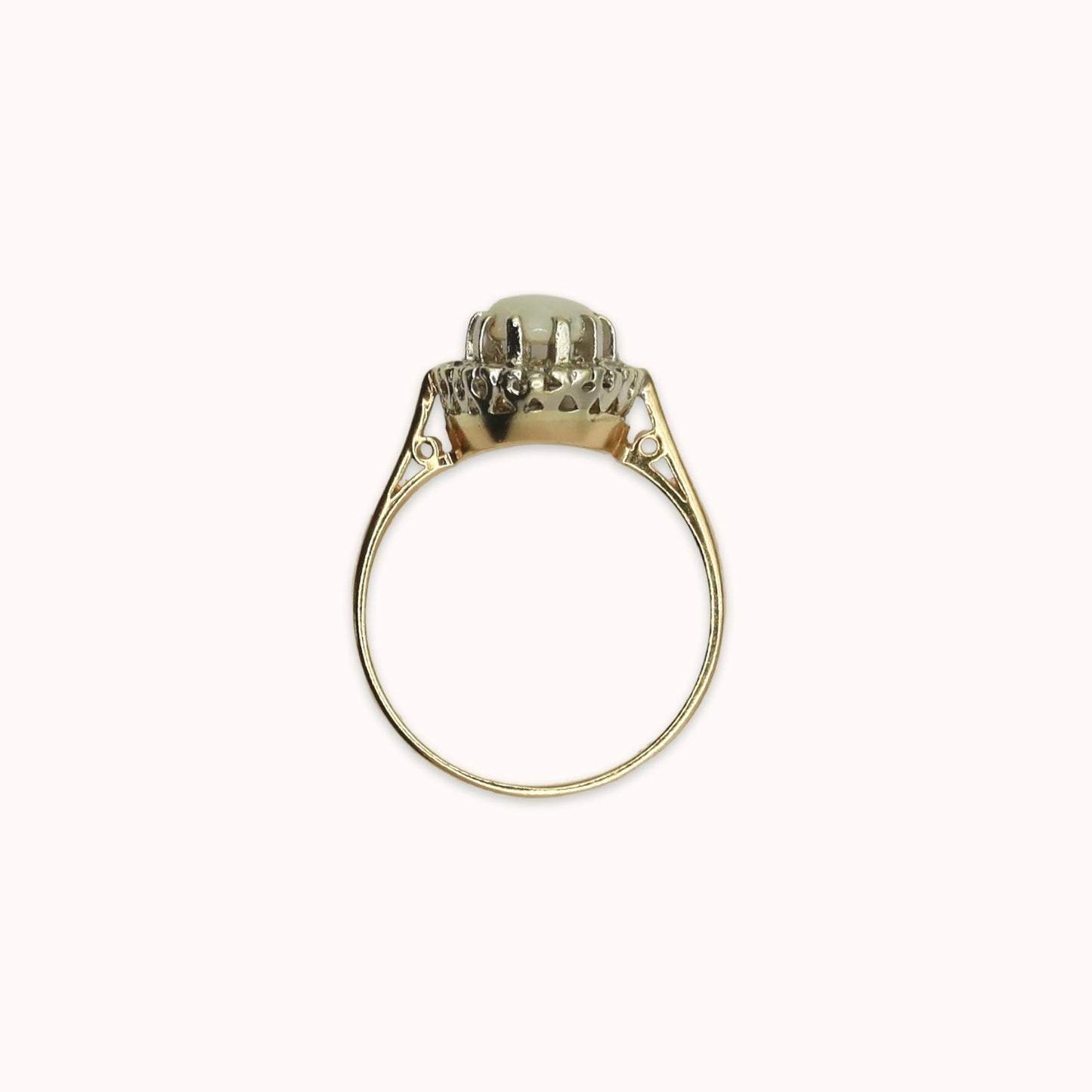 Holly | Opaal & Diamant Halo Ring