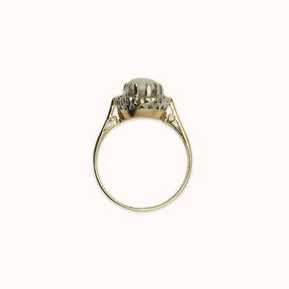 Holly | Opaal & Diamant Halo Ring