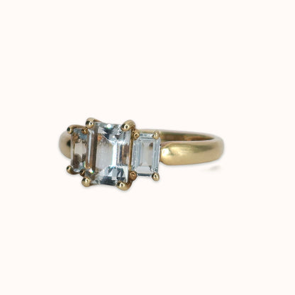 Jane | Aquamarijn Trilogie Ring