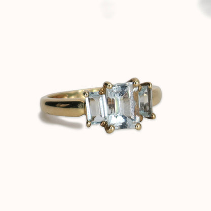 Jane | Aquamarijn Trilogie Ring