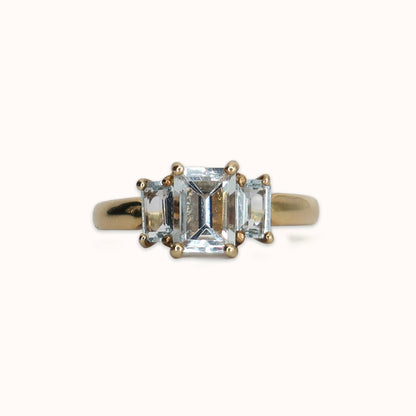 Jane | Aquamarijn Trilogie Ring