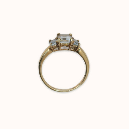Jane | Aquamarijn Trilogie Ring