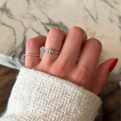 Alice | Aquamarijn & Diamant Ring