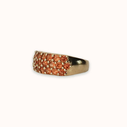 Amber | Citrien Cluster Ring