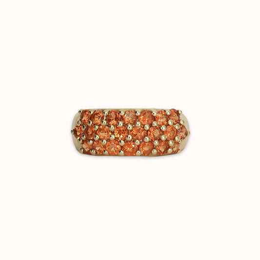 Amber | Citrien Cluster Ring