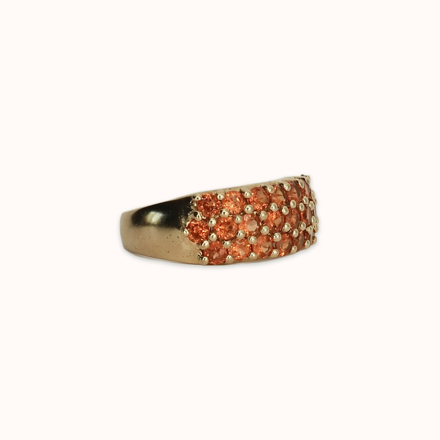 Amber | Citrien Cluster Ring