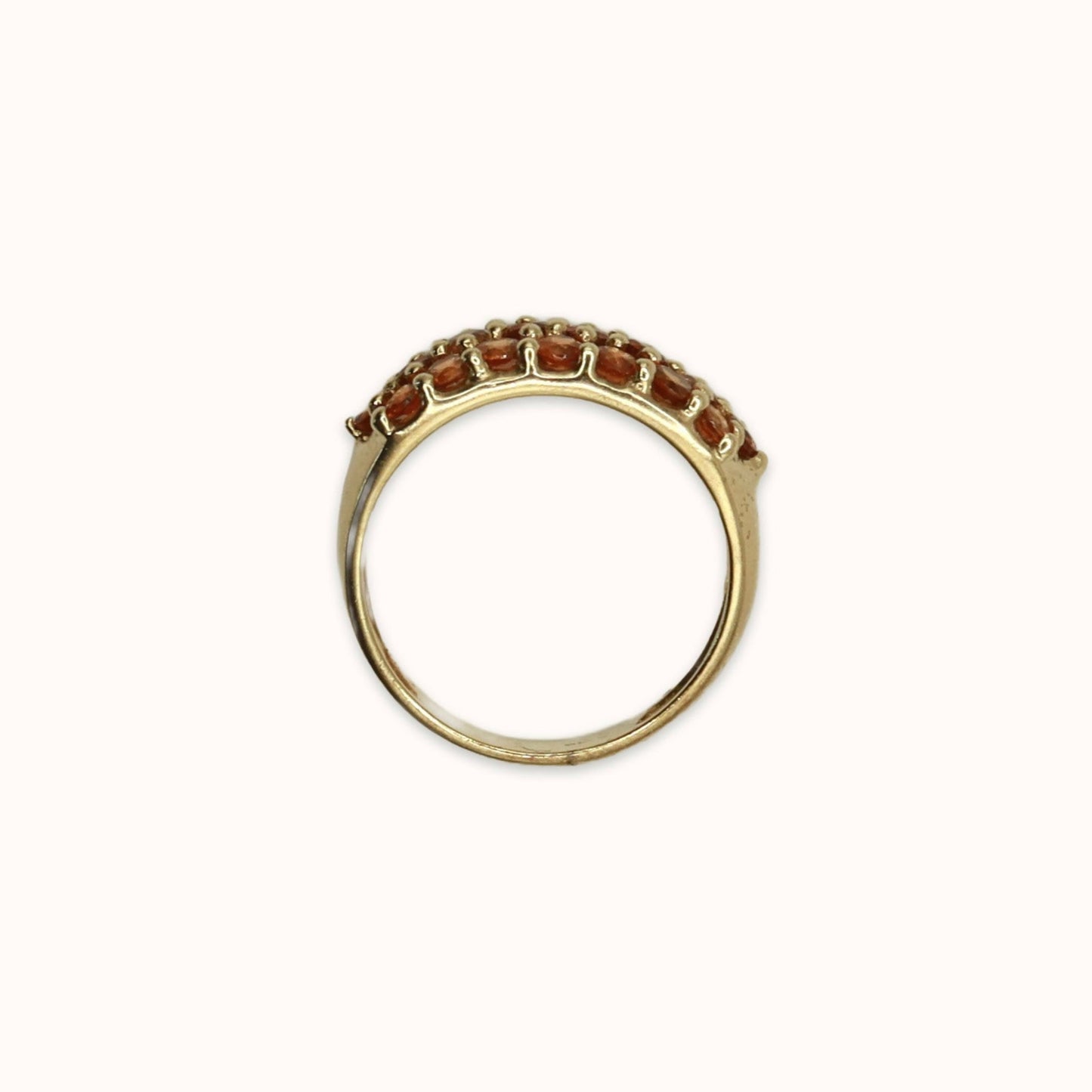 Amber | Citrien Cluster Ring