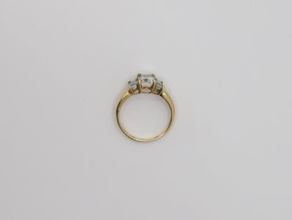 Jane | Aquamarijn Trilogie Ring