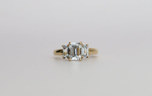 Jane | Aquamarijn Trilogie Ring