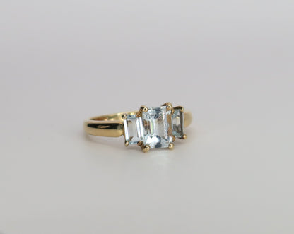 Jane | Aquamarijn Trilogie Ring