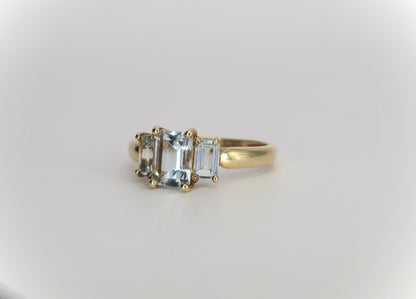 Jane | Aquamarijn Trilogie Ring