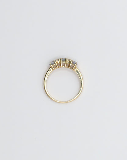 May | Aquamarijn Trilogie Ring