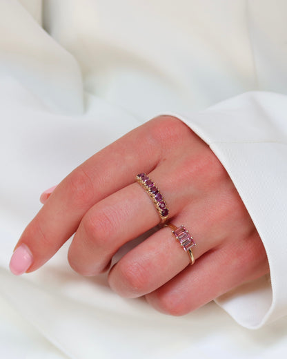 Ruby | Robijn Rij Ring