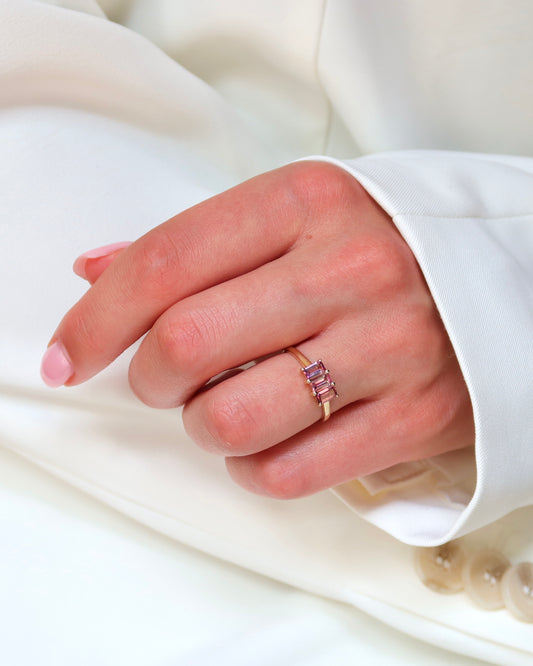 Georgia | Toermalijn Trilogie ring