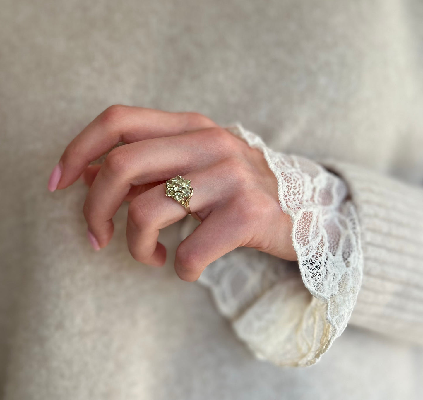 Florence | Citrien Bloem Ring