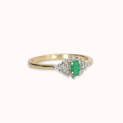 Victoria | Smaragd & Diamant Ring
