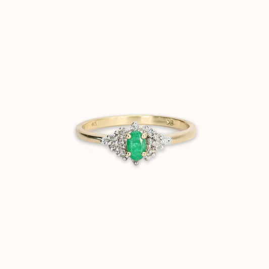Victoria | Smaragd & Diamant Ring