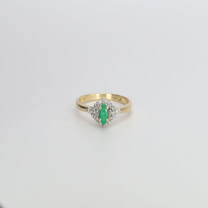 Victoria | Smaragd & Diamant Ring